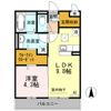 パステルリーフ Aの間取り画像