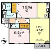 グランドソレイユの間取り画像