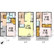 D-room室見 壱番館の間取り画像