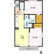 サンライズⅡ番館の間取り画像