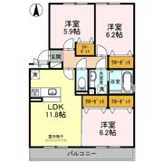 スカイヒルズひかりの間取り画像