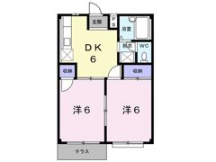 エルディムおさきAの間取り画像