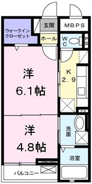 メゾン ソレイユⅡの間取り画像