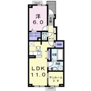 メルベイユ Ⅱの間取り画像