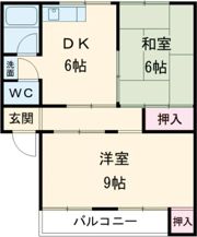 フジワラマンションの間取り画像
