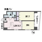 ソレアード薬院の間取り画像