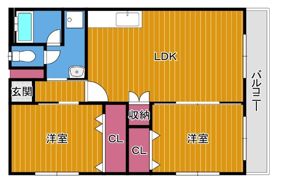 第2レジデンス室見の間取り画像
