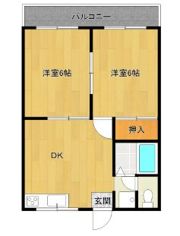 サンパレス西新町の間取り画像