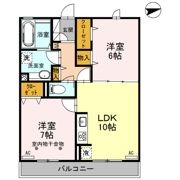 ローズガーデン府中の間取り画像