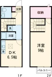 メゾネット藤が丘の間取り画像