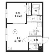 クレアメゾン中の島の間取り画像
