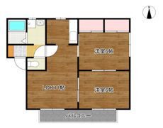 ラフォーレ阿部 Bの間取り画像