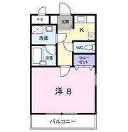 ジュネス黒髪の間取り画像