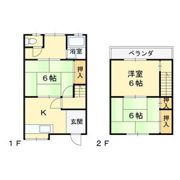 肌勢第1・2住宅の間取り画像