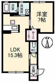 プロヌーブ三条の間取り画像