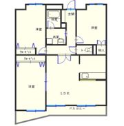 ラフィーネ掛川aⅠの間取り画像