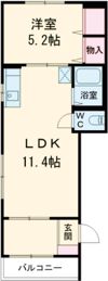シャーメゾン上町の間取り画像