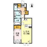レイアール Aの間取り画像