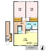 ジュネスの間取り画像