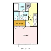 クレセントひばりの間取り画像