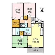 カルフール Aの間取り画像