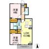 ハウス堅田 B棟の間取り画像
