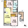 D-room 桂 A棟の間取り画像