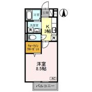 ブルースカイ山宗の間取り画像