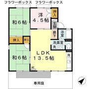 シティーハウスウエハラ B棟の間取り画像