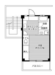 ビレッジハウス西尾1号棟の間取り画像