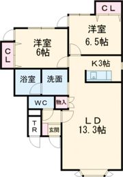 ノーシスDの間取り画像