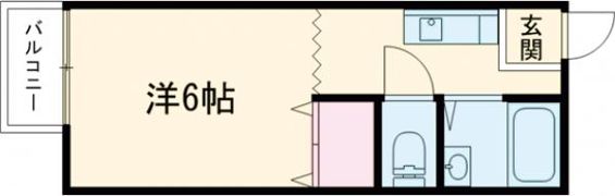 シャロームBの間取り画像