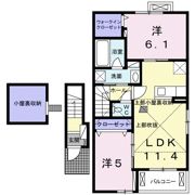 ベルフェリシアの間取り画像