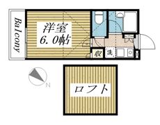 ジュネパレス松原Aの間取り画像