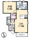 アルフラット三番館の間取り画像