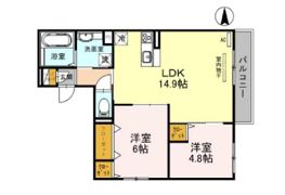 D-room福万寺町の間取り画像