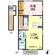 グレイスコート清原台 Aの間取り画像