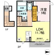 プレジールの間取り画像