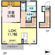 プレジールの間取り画像