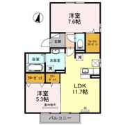 メイユール下郡 Ⅰの間取り画像