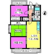 ルミエール東大利の間取り画像
