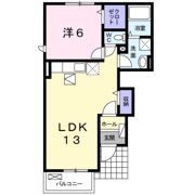 エムズ サニー ガーデン Ⅸの間取り画像
