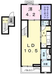 ジェルメの間取り画像
