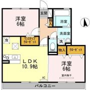 ラ メゾン デスポワ Bの間取り画像