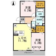 シャンテの間取り画像