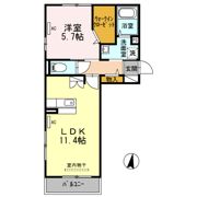 トレビナ秋根南の間取り画像