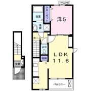 リバージュ海西Ⅰの間取り画像