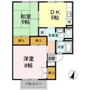 クレスト樹林 Aの間取り画像