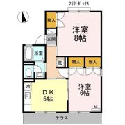 セジュール湯谷 Aの間取り画像