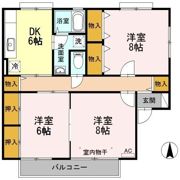 グレイスタウン Ⅱ Aの間取り画像